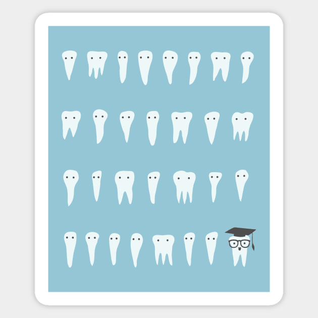 Wisdom Tooth Sticker by ilovedoodle